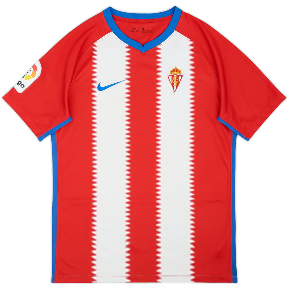 2018-19 Sporting Gijon Home Shirt - 5/10 - (M)