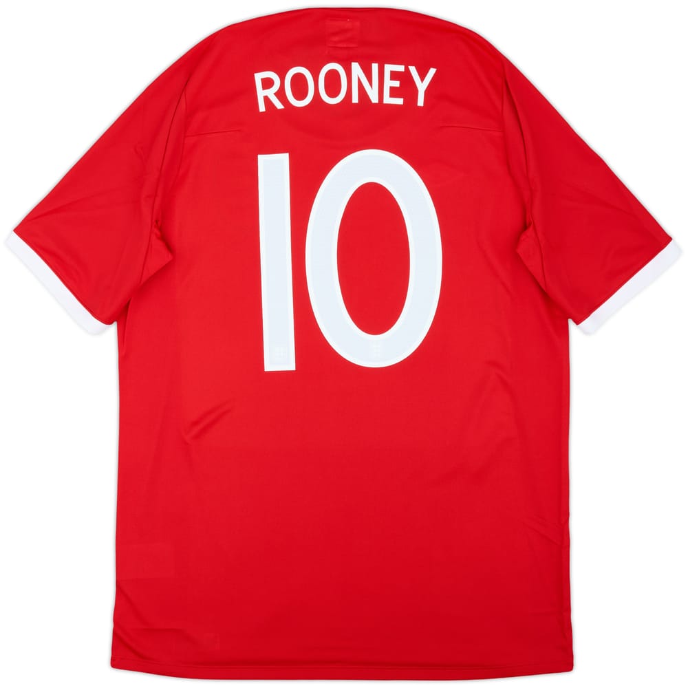 2010-11 England Away Shirt Rooney #10 (L)