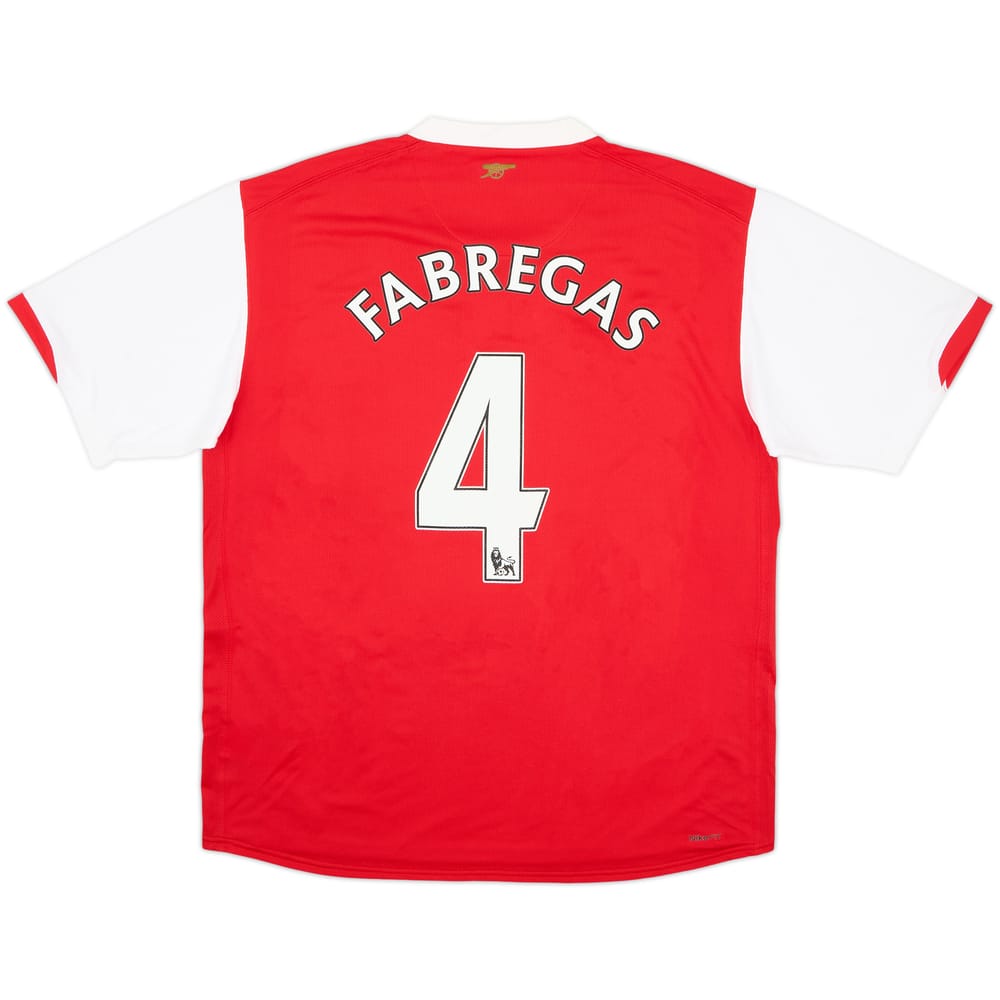 2006-08 Arsenal Home Shirt Fabregas #4 (L)