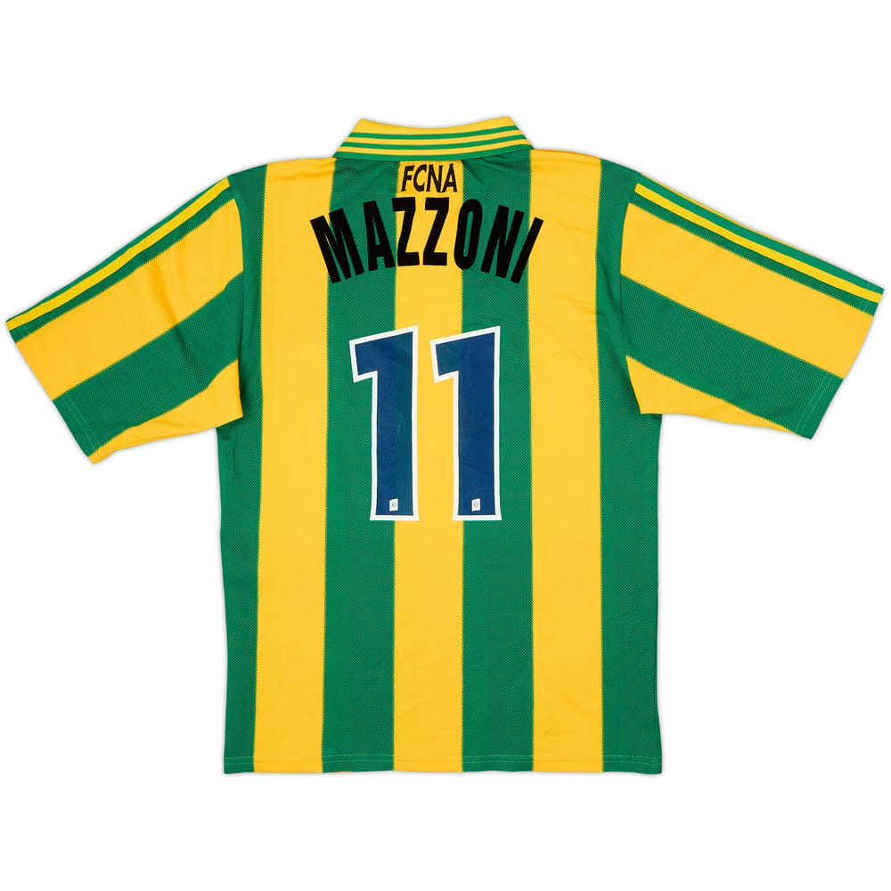 1997-98 Nantes Home Shirt Mazzoni #11 - 9/10 - (S)