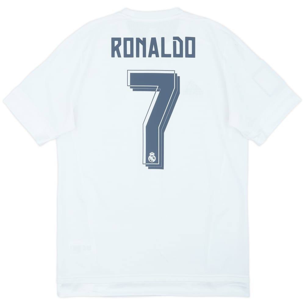 2015-16 Real Madrid Home Shirt Ronaldo #7 - 6/10 - (M)