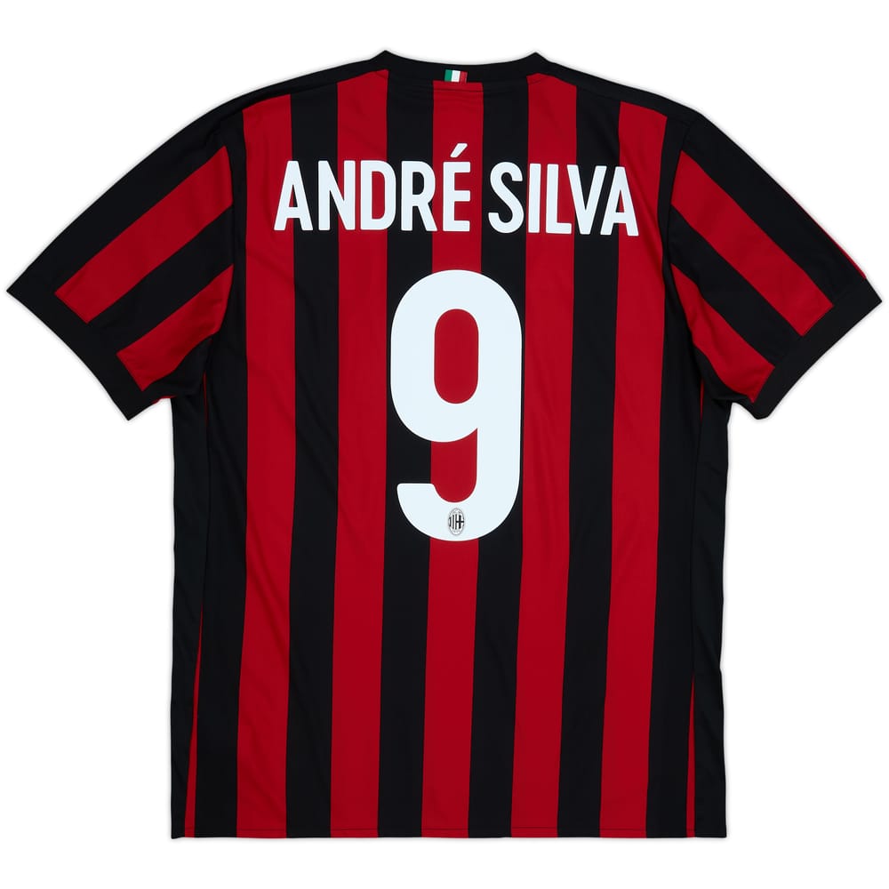 2017-18 AC Milan Home Shirt Andre Silva #9 - 6/10 - (L)