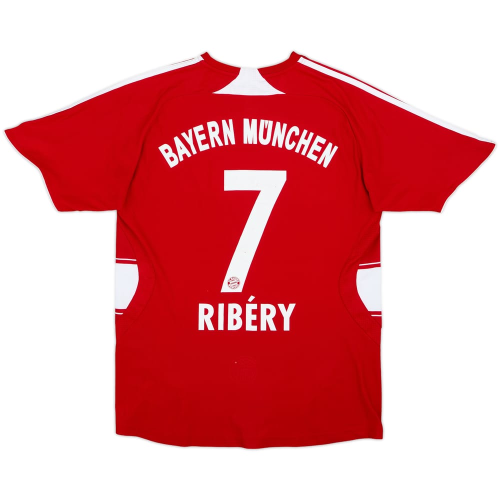 2007-08 Bayern Munich Home Shirt Ribery #7 - 6/10 - (XL.Boys)