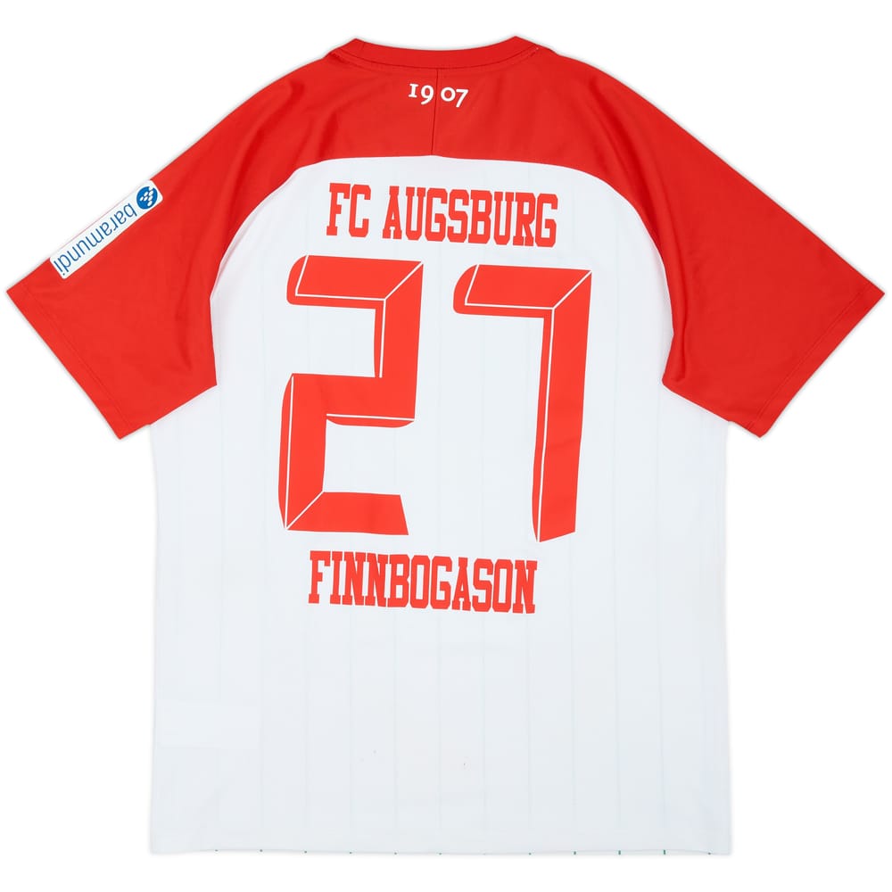 2017-18 Augsburg Home Shirt Finnbogason #27 - 6/10 - (L)