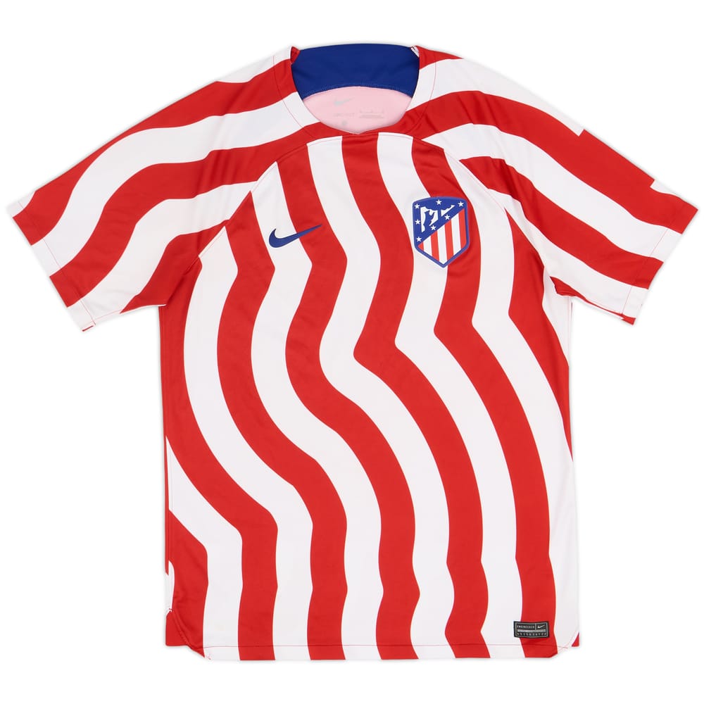 2022-23 Atletico Madrid Home Shirt - 6/10 - (M)