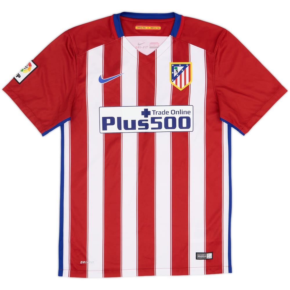 2015-16 Atletico Madrid Home Shirt - 6/10 - (S)