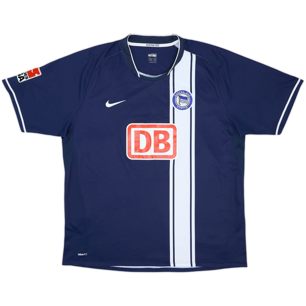 2007-08 Hertha Berlín Camiseta de local - 6/10 - (XL)