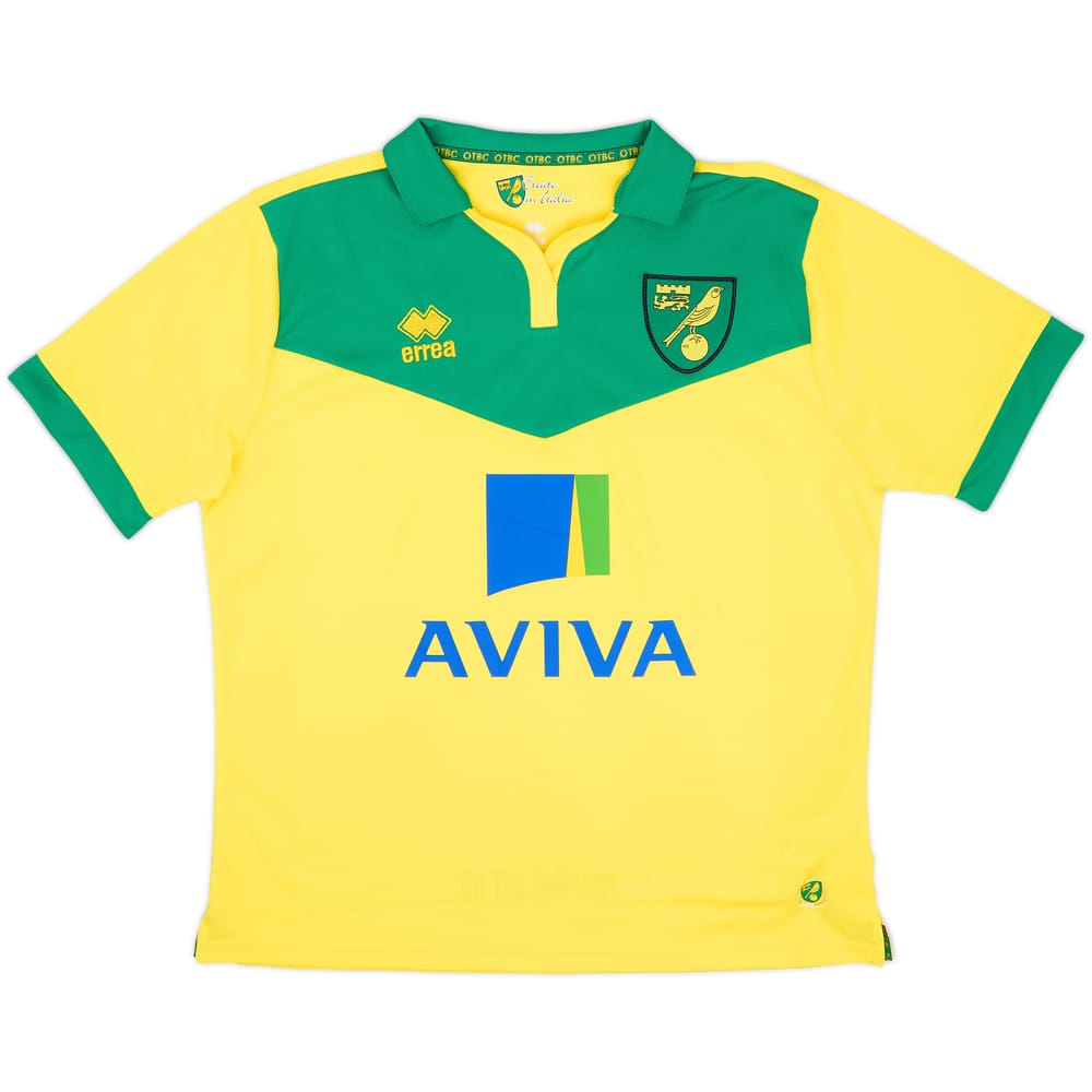 2014-15 Norwich Home Shirt - 8/10 - (XXL)