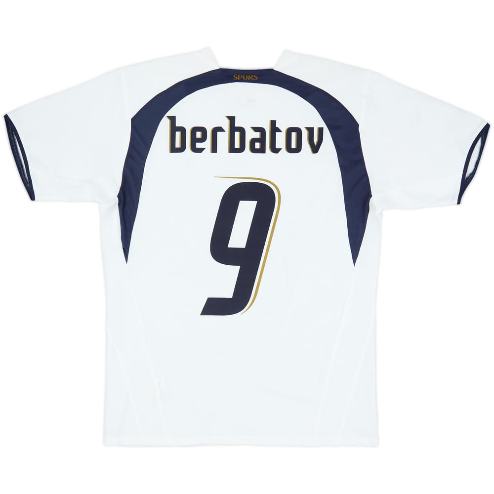 2006-07 Tottenham Home Shirt Berbatov #9 - 8/10 - (M)