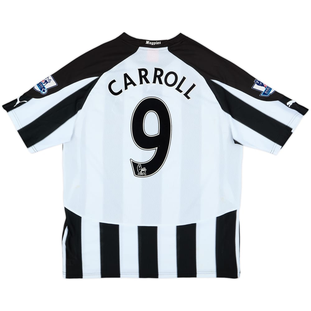 Camiseta de local del Newcastle 2010-11 Carroll #9 - 7/10 - (L)