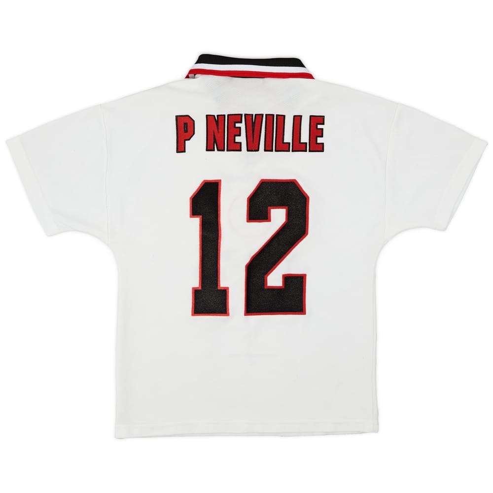 1996-97 Manchester United Away Shirt P Neville #12 - 6/10 - (L.Boys)