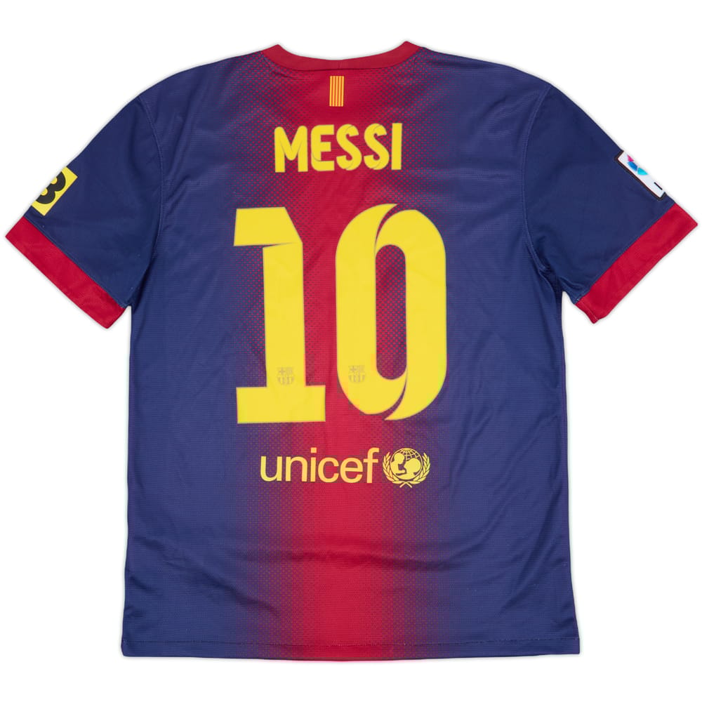 2012-13 Barcelona Home Shirt Messi #10 - 7/10 - (M)
