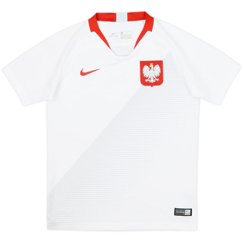 2018-19 Poland Home Shirt - 8/10 - (M.Boys)