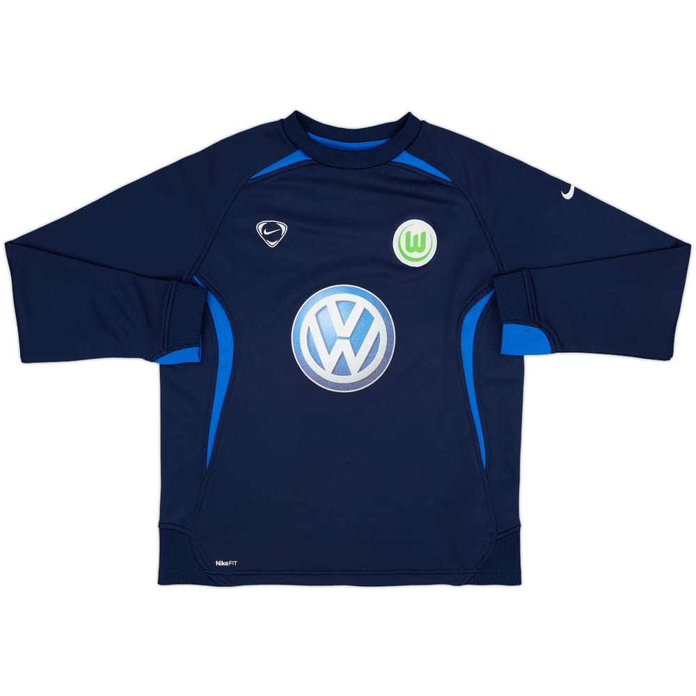 2007-08 Wolfsburg Nike Sweat Top - 8/10 - (M)