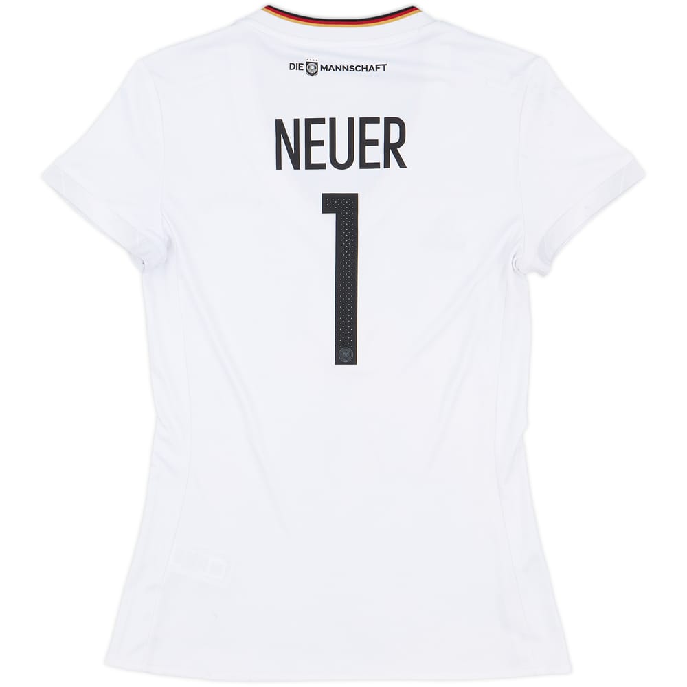 2017 Germany Confederations Cup Home Shirt Neuer #1 - 7/10 - (Women's S)
