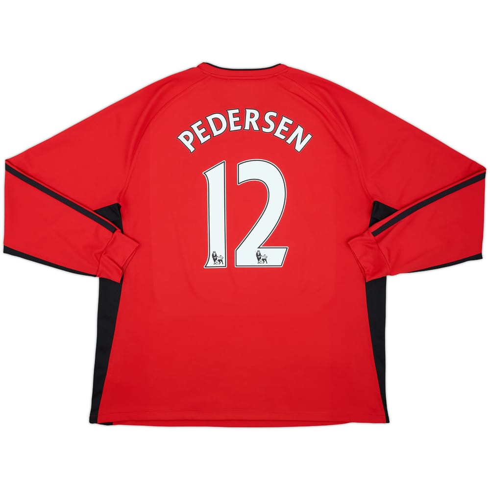 2010-11 Blackburn Away L/S Shirt Pedersen #12 - 10/10 - (XXL)