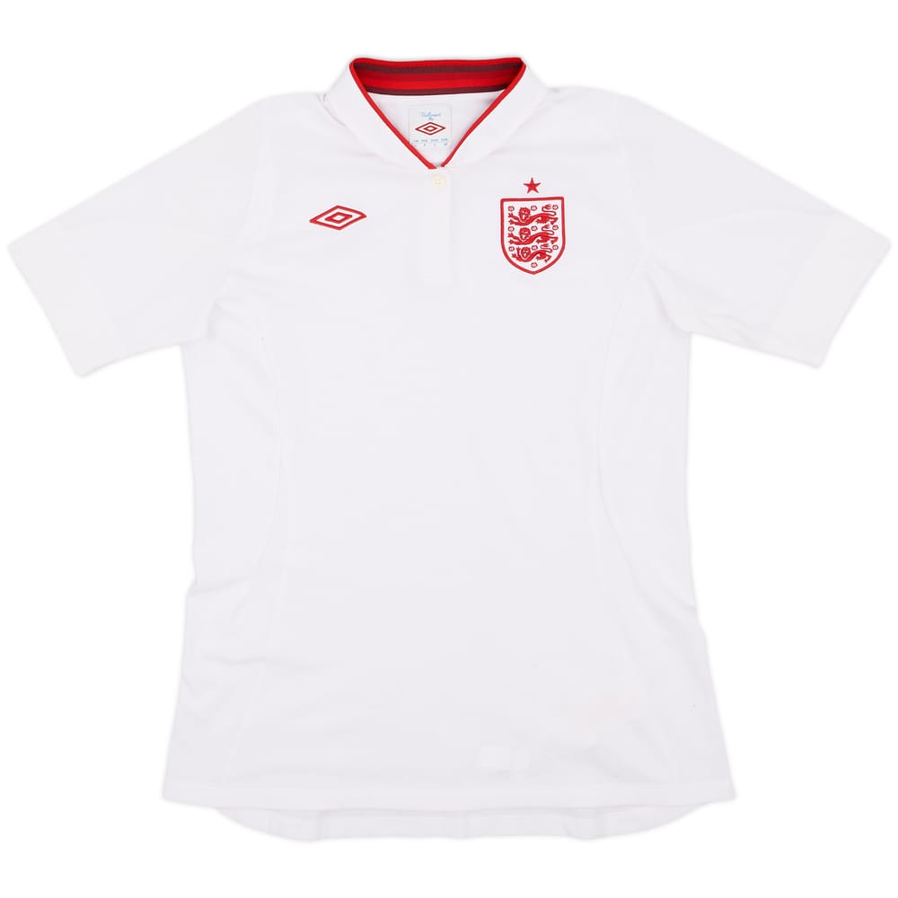 2012-13 England Home Shirt - 9/10 - (Women's L)