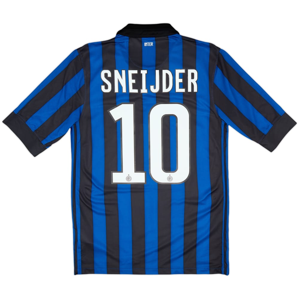 2011-12 Inter Milan Home Shirt Sneijder #10 - 9/10 - (S)
