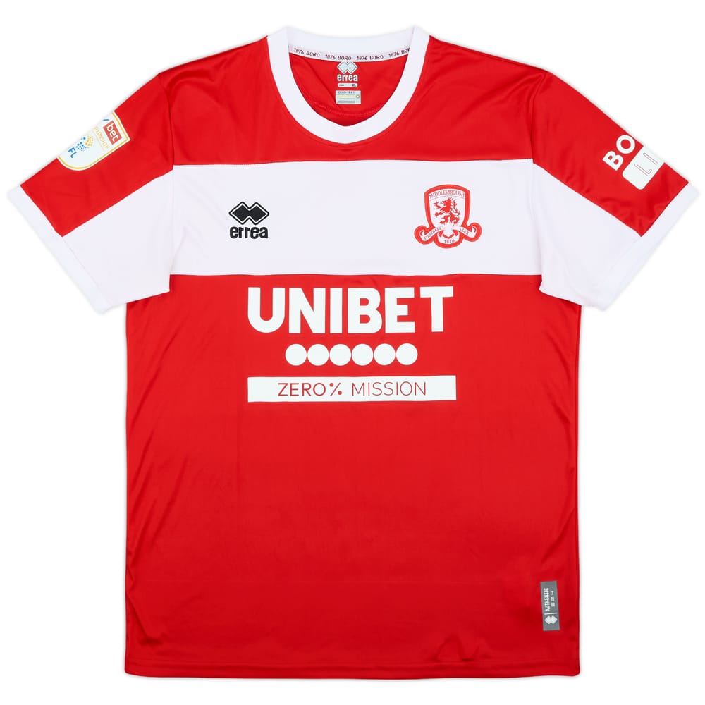 2024-25 Middlesbrough Home Shirt - 8/10 - (XL)