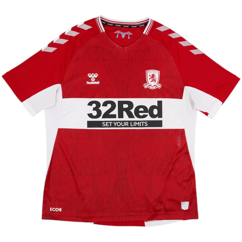 2021-22 Middlesbrough Home Shirt - 7/10 - (XL)