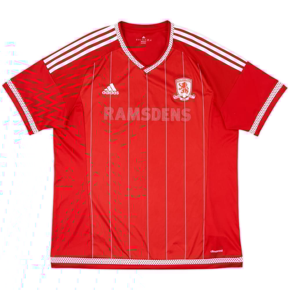 2015-16 Middlesbrough Home Shirt - 4/10 - (XL)