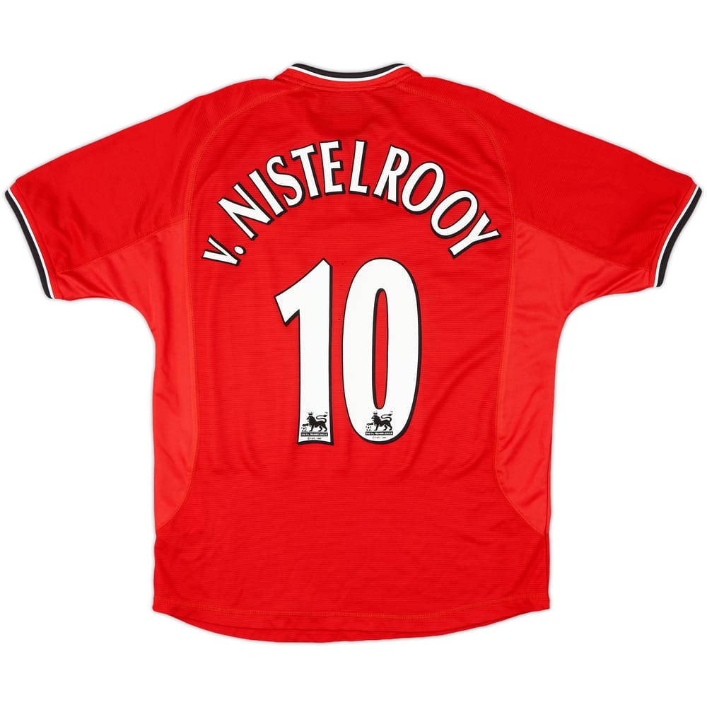 2000-02 Manchester United Home Shirt V.Nistelrooy #10 - 6/10 - (L)
