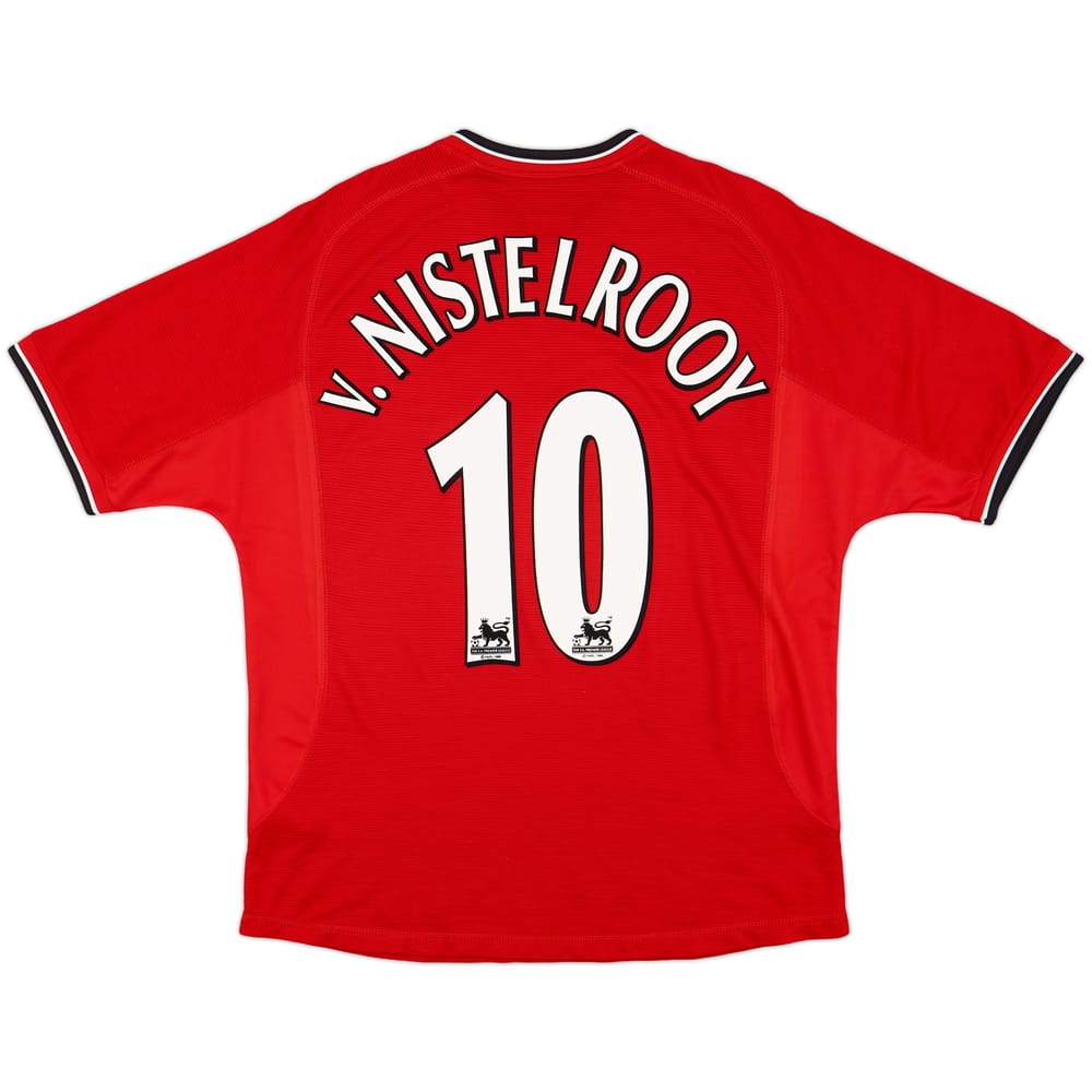 2000-02 Manchester United Home Shirt V.Nistelrooy #10 - 9/10 - (M)