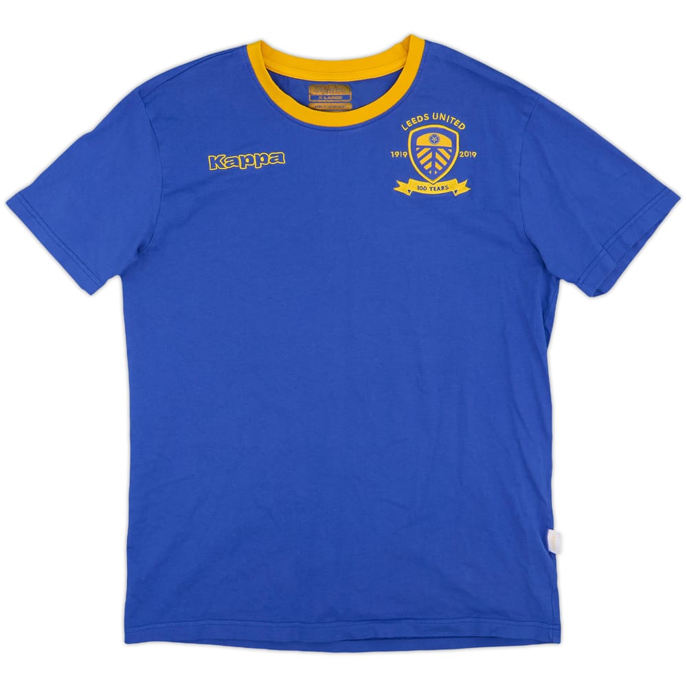 2019-20 Leeds United Kappa Cotton Tee - 9/10 - (L)