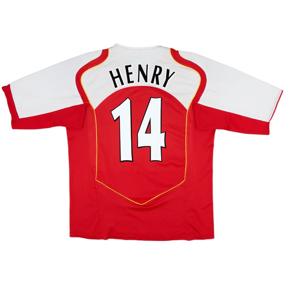 2004-05 Arsenal Home Shirt Henry #14 - 7/10 - (XL)