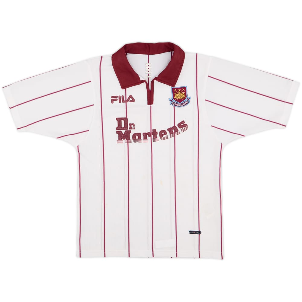 2002-03 West Ham Away Shirt - 7/10 - (L.Boys)