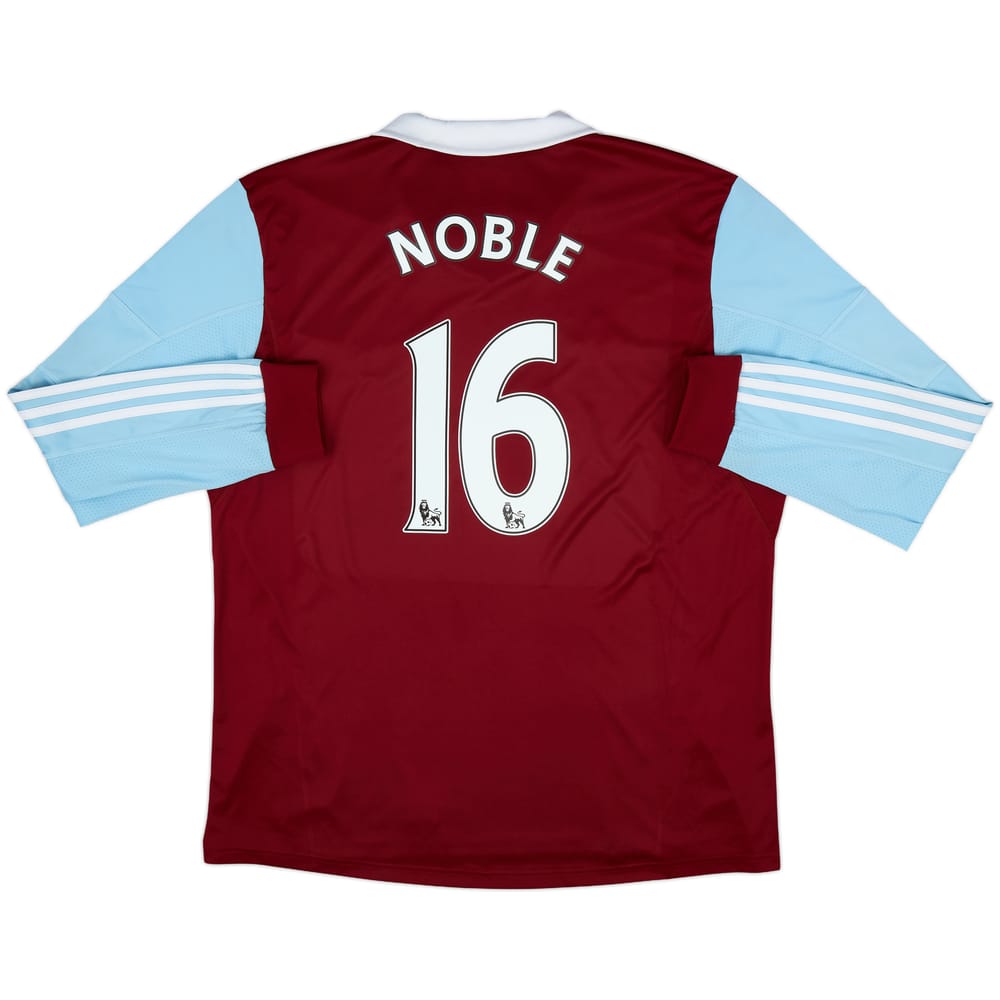 2013-14 West Ham Home L/S Shirt Noble #16 - 8/10 - (XXL)