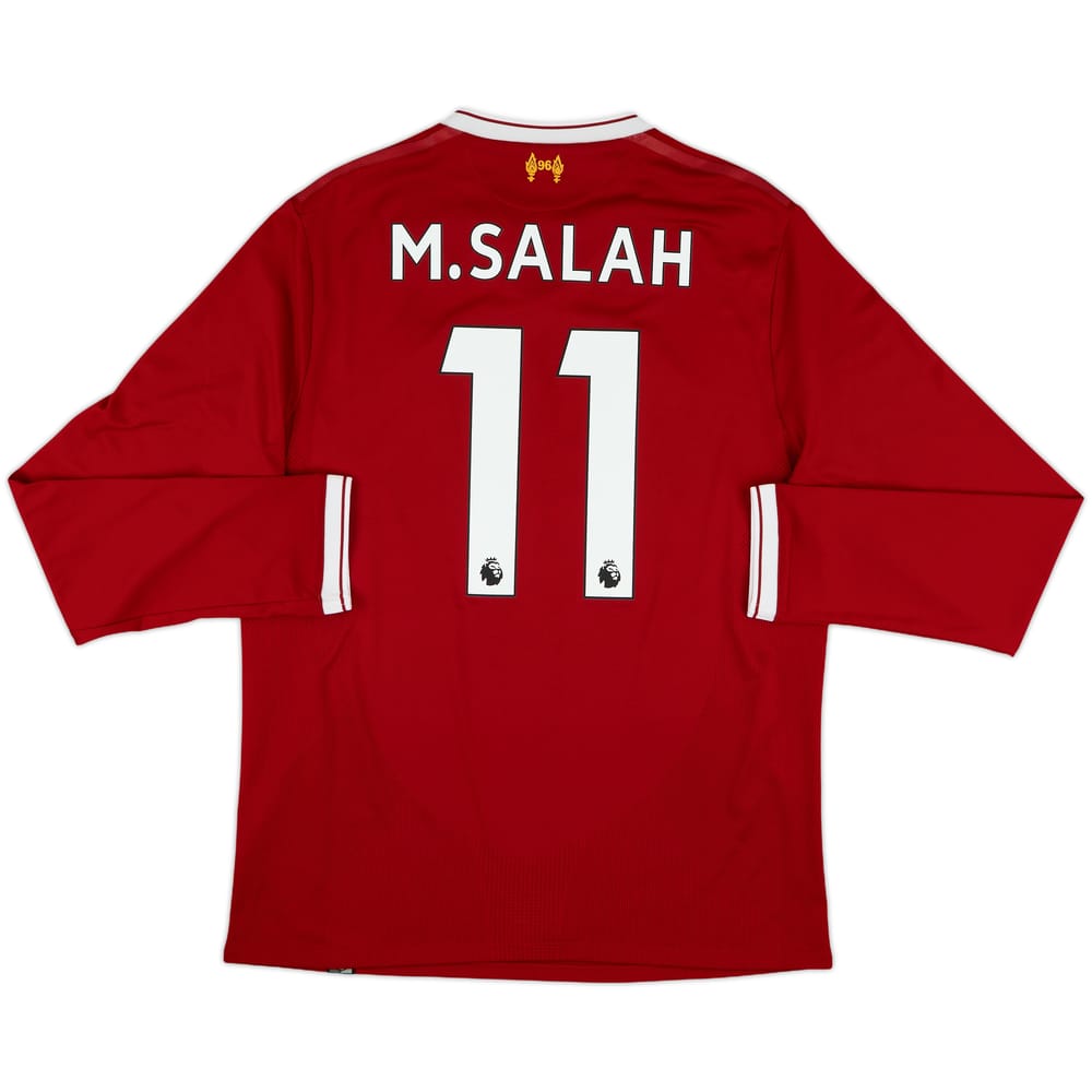 2017-18 Liverpool 125 Years Home L/S Shirt M.Salah #11 - 9/10 - (M)