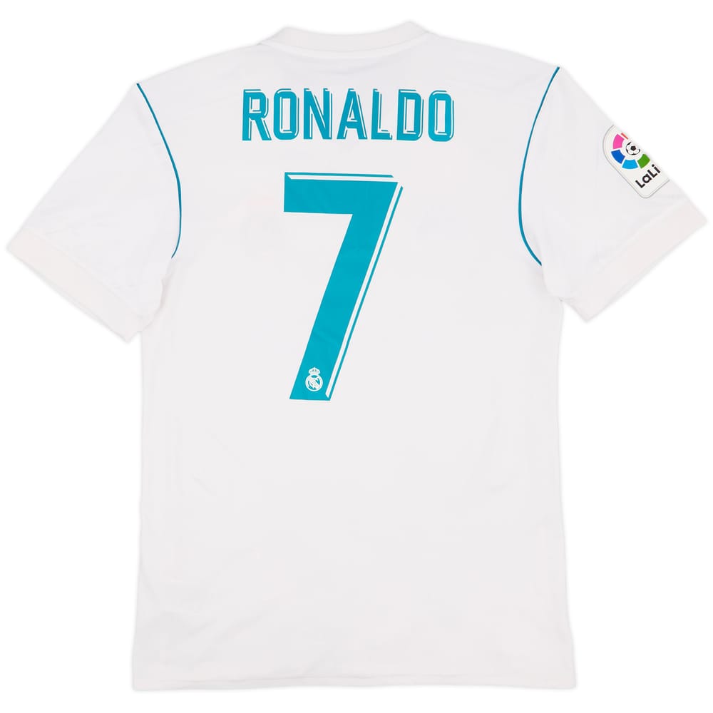 2017-18 Real Madrid Home Shirt Ronaldo #7 - 9/10 - (S)