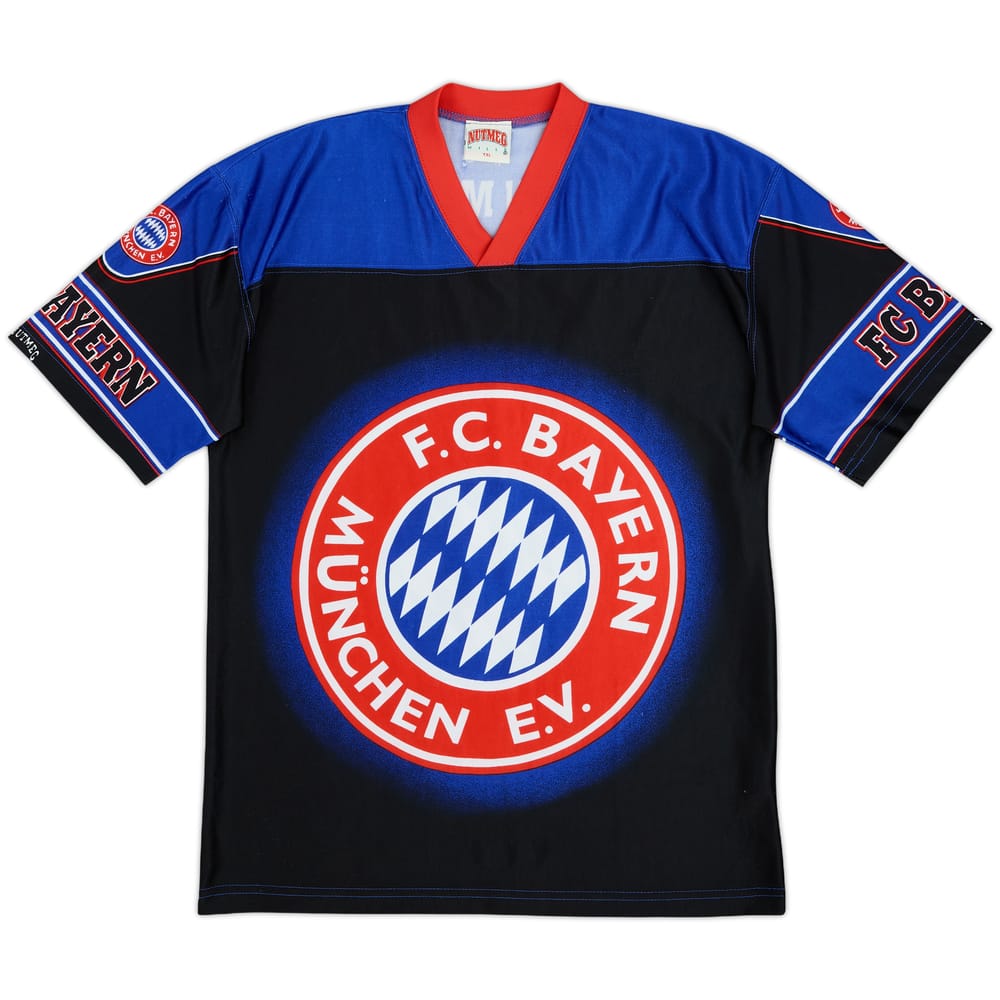 1990s Bayern Munich Nutmeg Graphic Shirt - 7/10 - (XL.Boys)