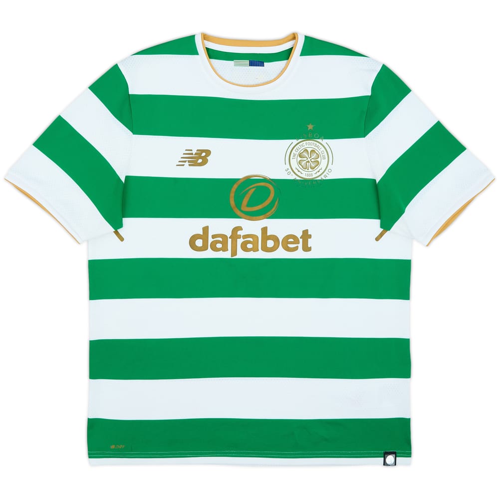 2017-18 Celtic 'Lisbon Lions 50th Anniversary' Home Shirt - 8/10 - (L)