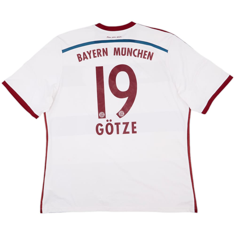 2014-15 Bayern Munich Away Shirt Gotze #19 - 7/10 - (XXL)