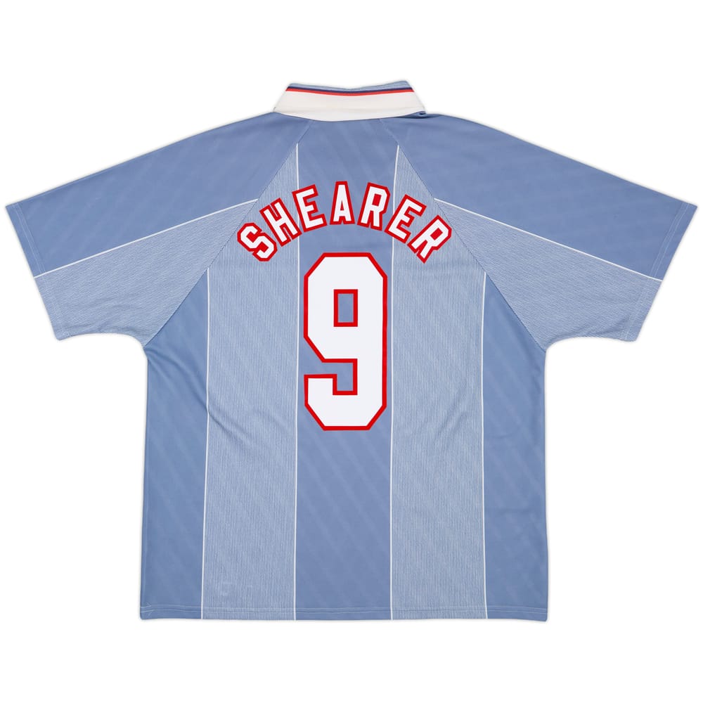 1996-97 England Away Shirt Shearer #9 - 8/10 - (XL)