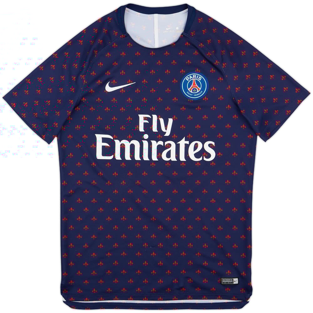 2018-19 Paris Saint-Germain Nike Pre-Match Training Shirt - 9/10 - (M)