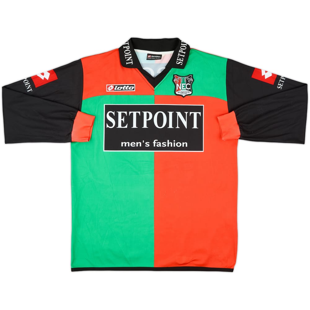 2004-05 NEC Nijmegen Home L/S Shirt - 9/10 - (L)