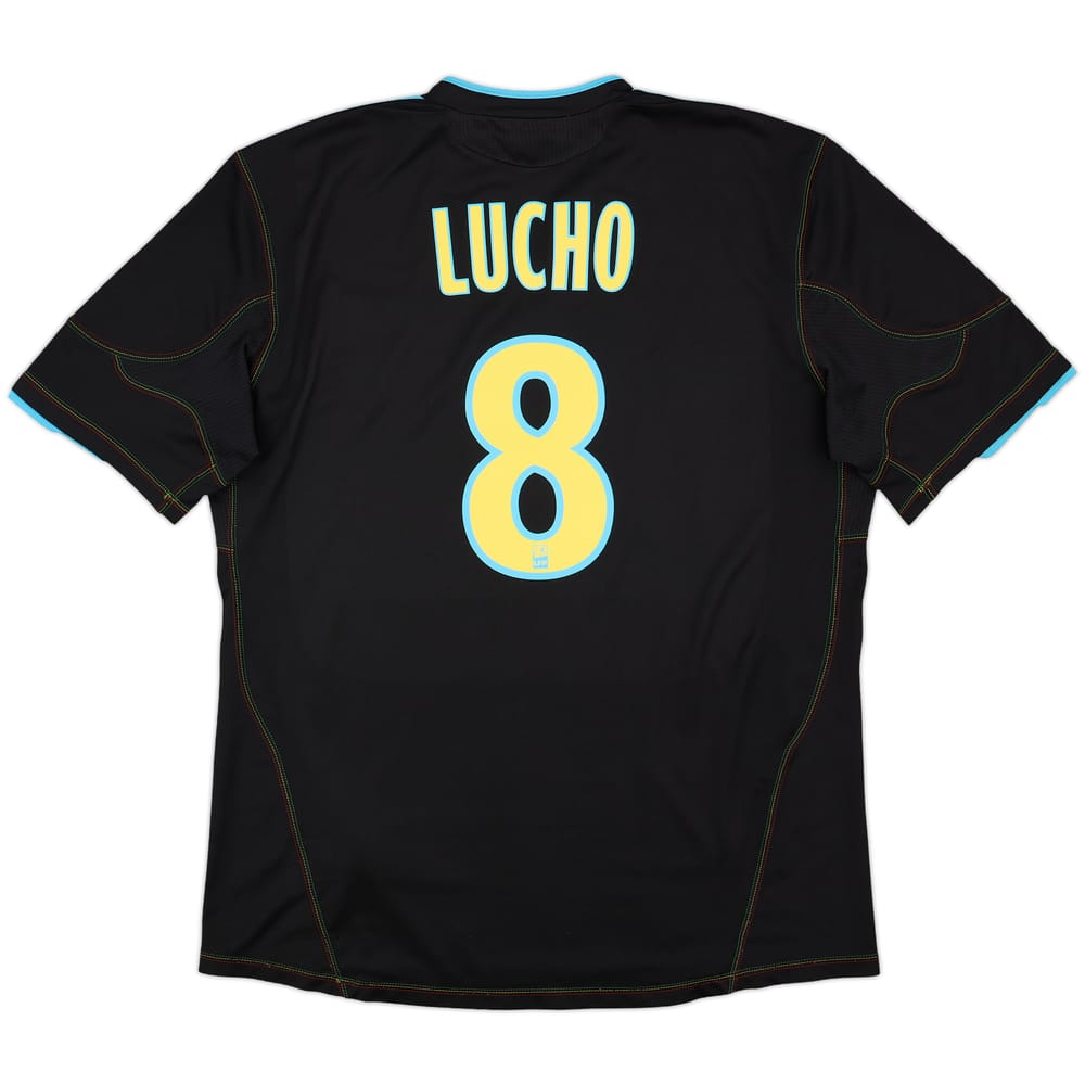 2010-11 Olympique Marseille Third Shirt Lucho #8 - 6/10 - (L)