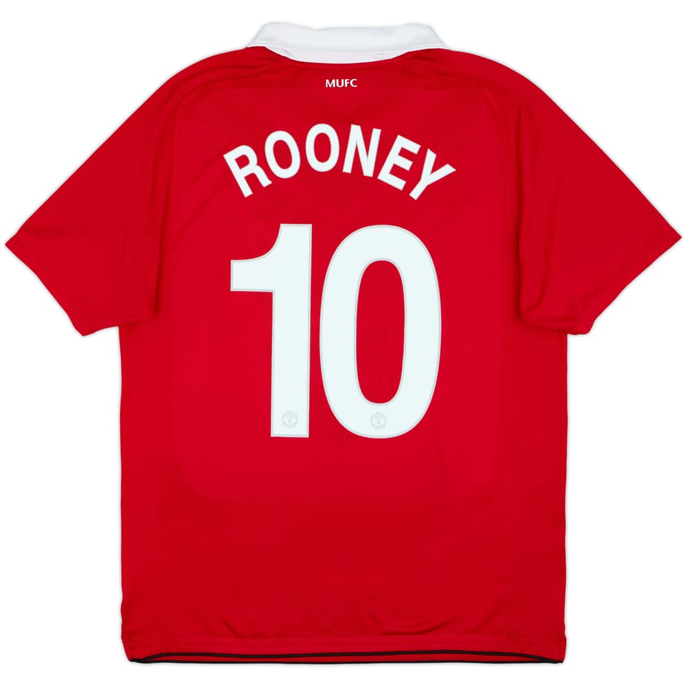 2010-11 Manchester United Home Shirt Rooney #10 - 5/10 - (L)