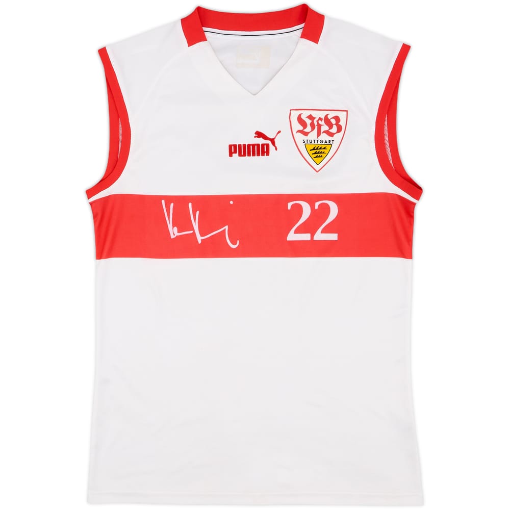 2004-05 Stuttgart Puma 'Kevin Kuranyi #22' Training Vest - 9/10 - (M)