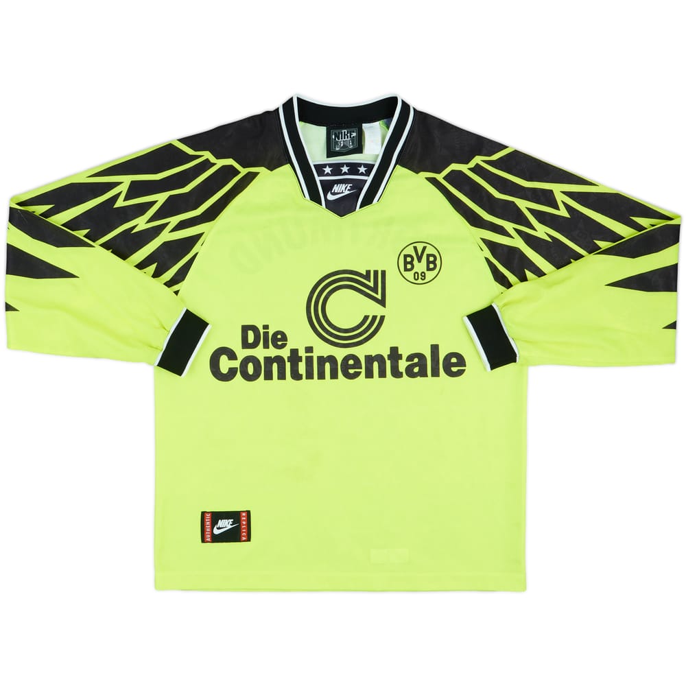 1994-95 Borussia Dortmund Home L/S Shirt - 10/10 - (M)