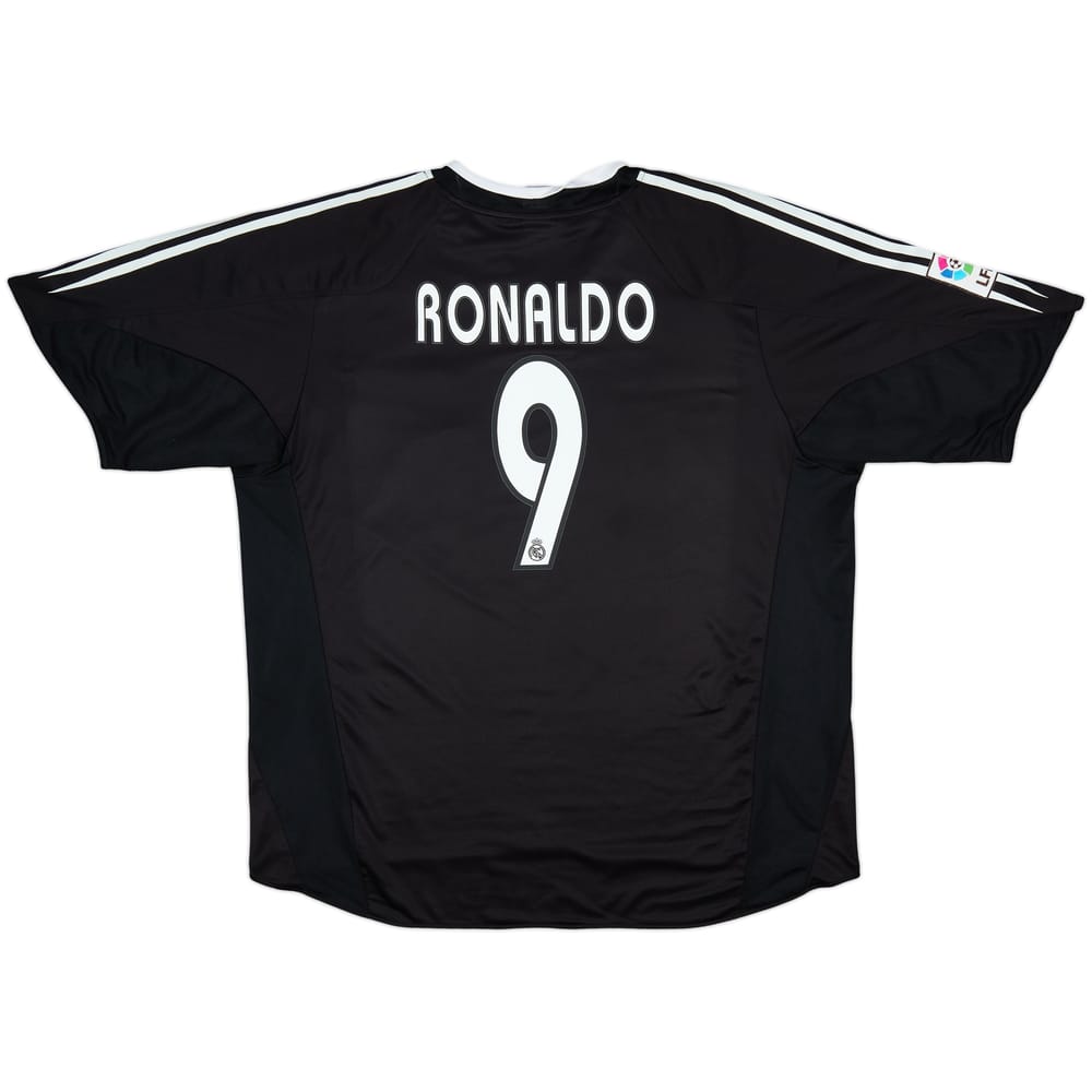 2004-05 Real Madrid Away Shirt Ronaldo #9 - 9/10 - (XXL)