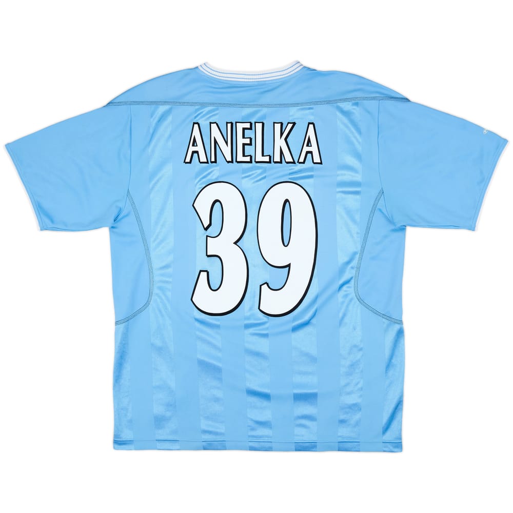 2003-04 Manchester City Home Shirt Anelka #39 - 8/10 - (M)