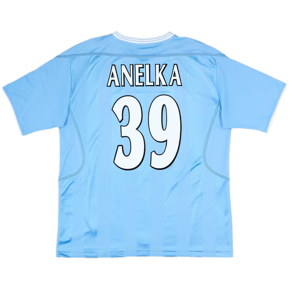 2003-04 Manchester City Home Shirt Anelka #39 - 8/10 - (L)