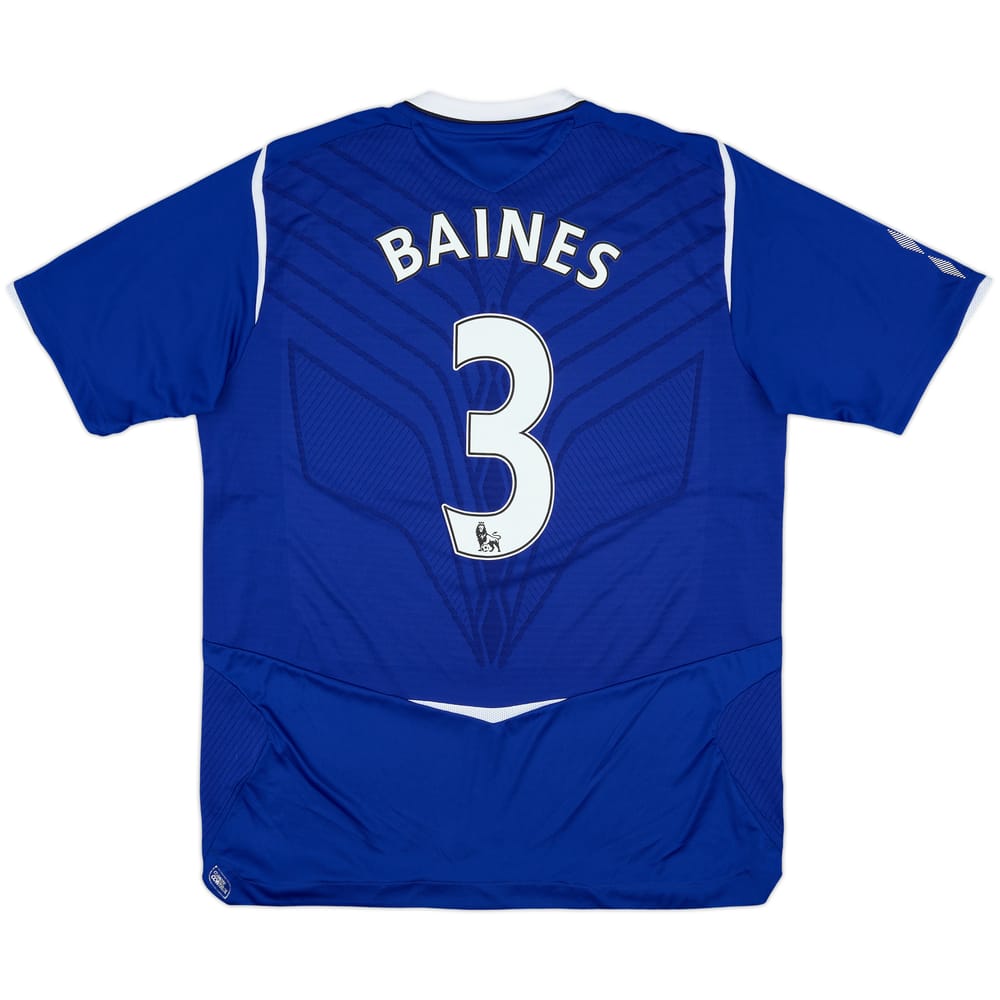 2008-09 Everton Home Shirt Baines #3 - 7/10 - (L)