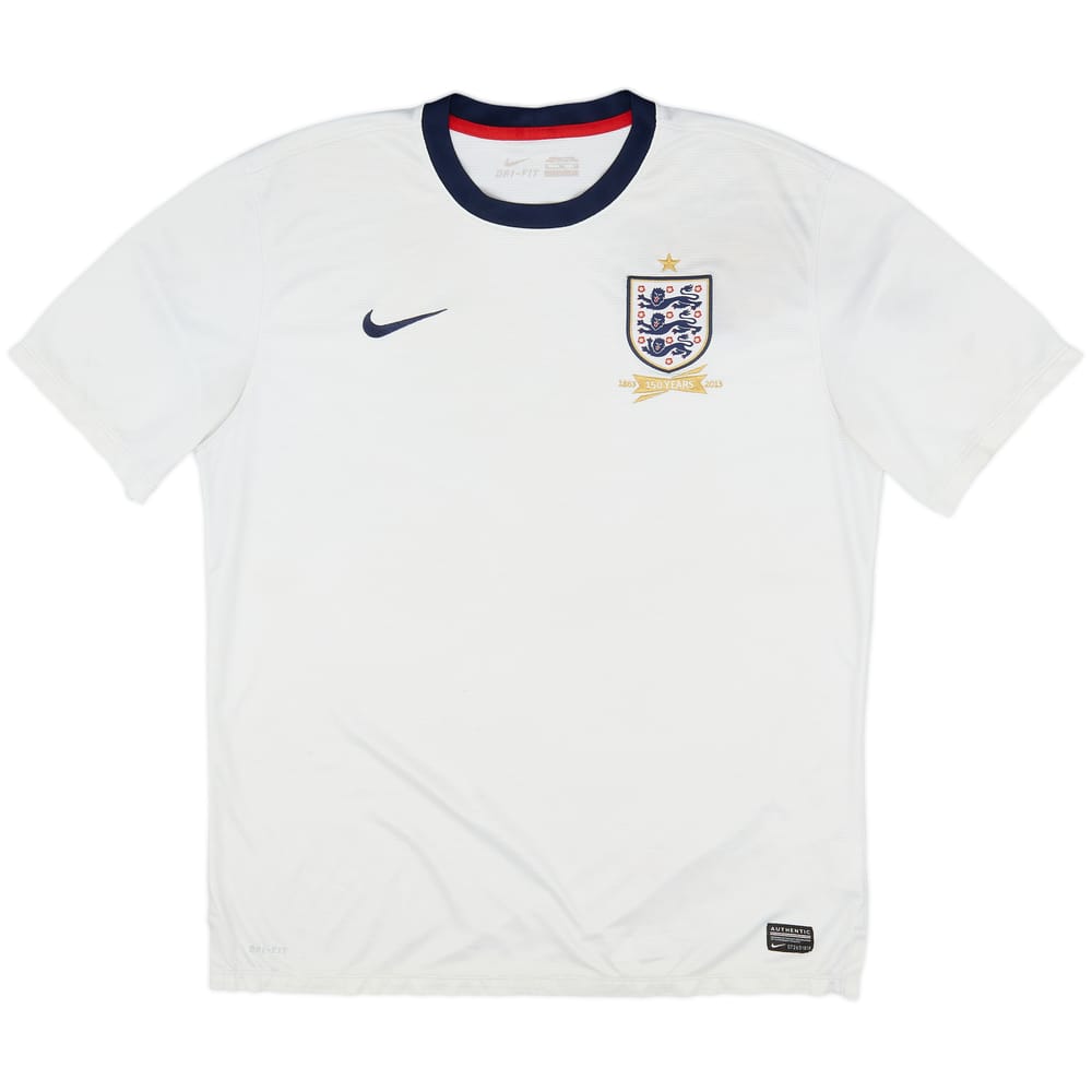 2013 England 150th Anniversary Home Shirt - 4/10 - (L)