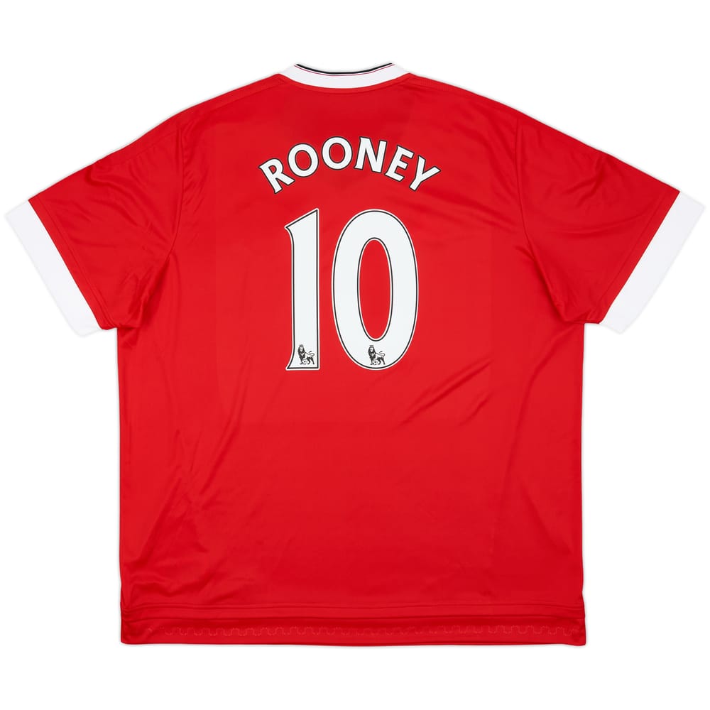 2015-16 Manchester United Home Shirt Rooney #10 (XXL)