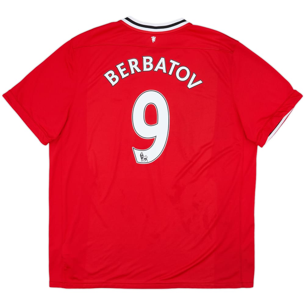 2011-12 Manchester United Home Shirt Berbatov #9 - 9/10 - (3XL)